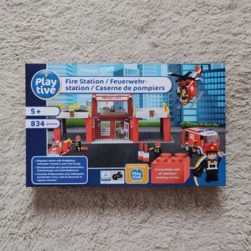 Lego kompatibilis építőjáték tűzoltóság