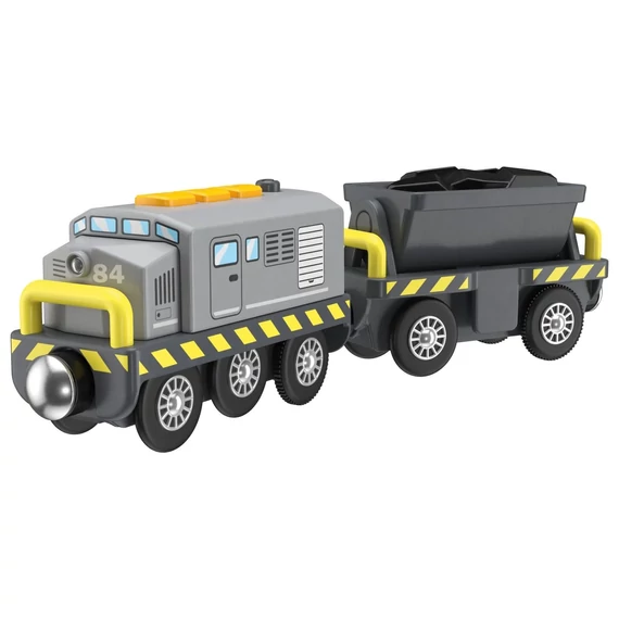 Lupilu elemes játékvonat - szürke