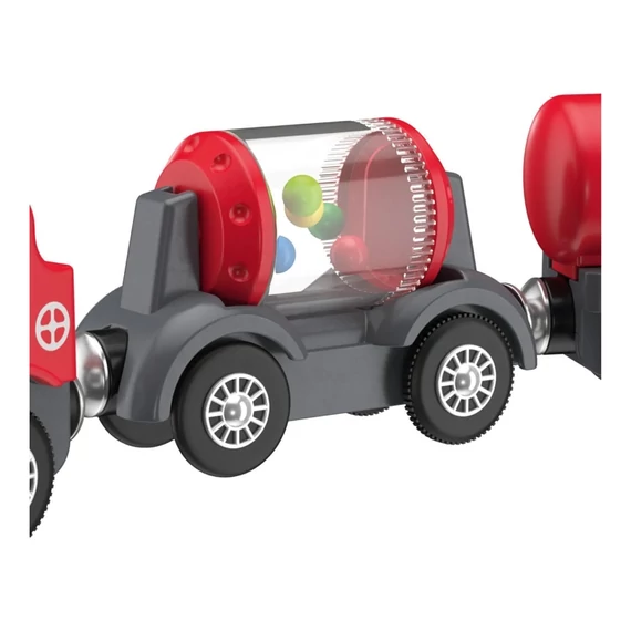 Lupilu elemes játékvonat - piros