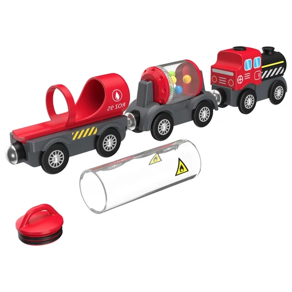 Lupilu elemes játékvonat - piros