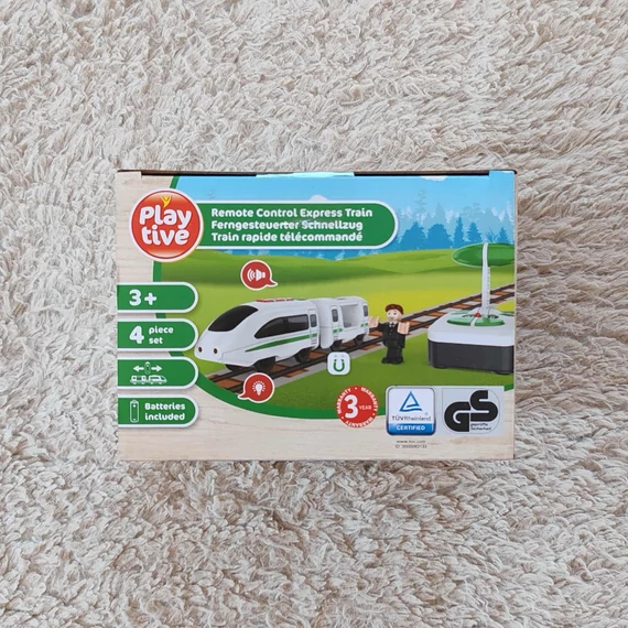 Vonatos játék - távirányítós játékvonat fehér színben